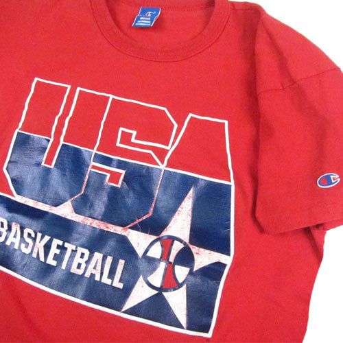 Vintage 1992 USA Dream Team Champion T-Shirt NBA Basketball Jordan
