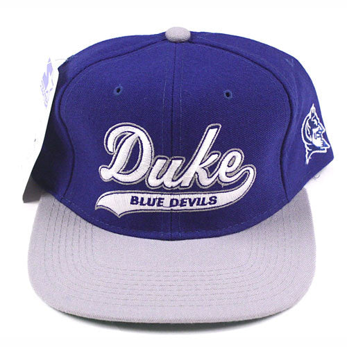 Vintage Snapback Snap Back Hat Duke University Starter Logo 90's