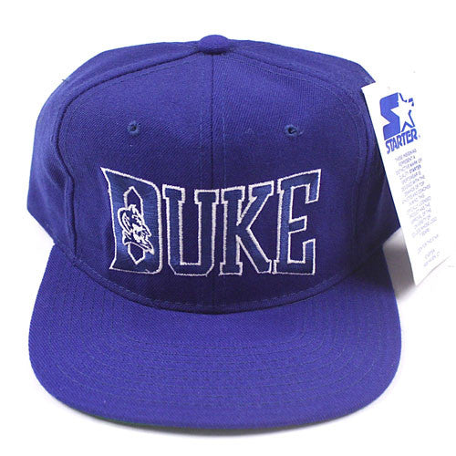 Vintage DUKE University Blue Devils Starter snapback hat NWT