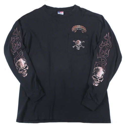 Vintage Easyriders Long Sleeve T-Shirt 90s Bike Motorcycle Harley Skulls  Flames Magazine – For All To Envy