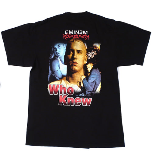 Vintage Eminem Who Knew? T-Shirt Hip Hop Rap 2000 – For All