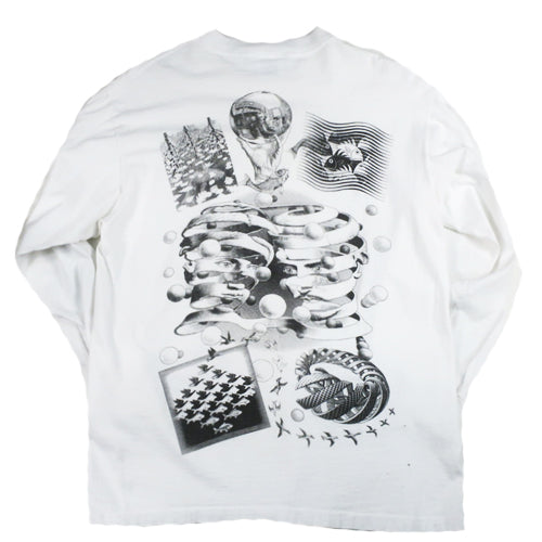 Vintage MC Escher Long Sleeve T-shirt 90s Art Supreme – For All To 
