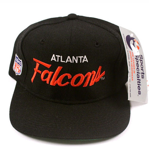 Vintage Atlanta Falcons script snapback hat NWT