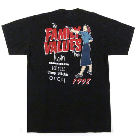 Vintage The Family Values Tour T-shirt 1998 Korn Ice Cube Limp 