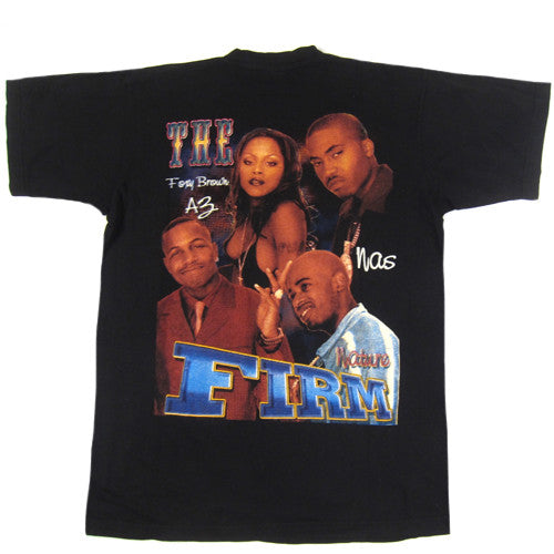 Vintage 90s Foxy Brown Rap T Shirt Bay Club XL Nas AZ Dre