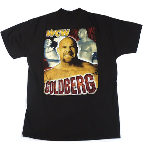 90s ALSTYLE wwf プロレス　GOLDBERG tシャツ 黒　半袖 90s ALSTYLE wwf プロレス GOLDBERG tシャツ 黒 半袖