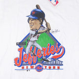 Vintage Gregg Jefferies New York Mets Caricature T-shirt