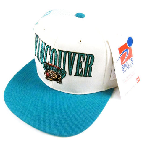 VINTAGE 90s VANCOUVER GRIZZLIES SPORTS SPECIALTIES SNAPBACK CAP HAT – Stay  Alive vintage store