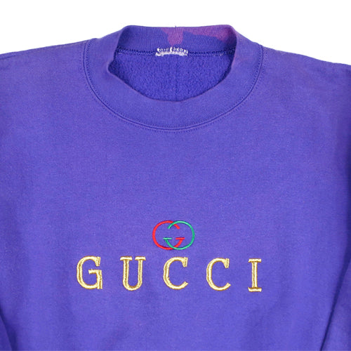 Purple gucci sweatshirt outlet