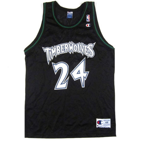 90's Tom Gugliotta Minnesota Timberwolves Champion NBA Jersey Size 48 –  Rare VNTG