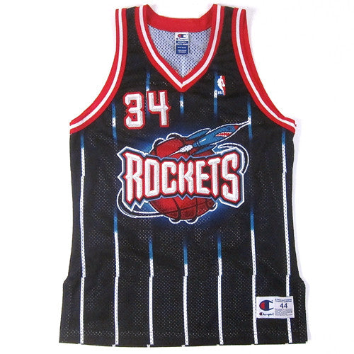Vtg Champion NBA Houston Rockets Olajuwon Basketball Jersey