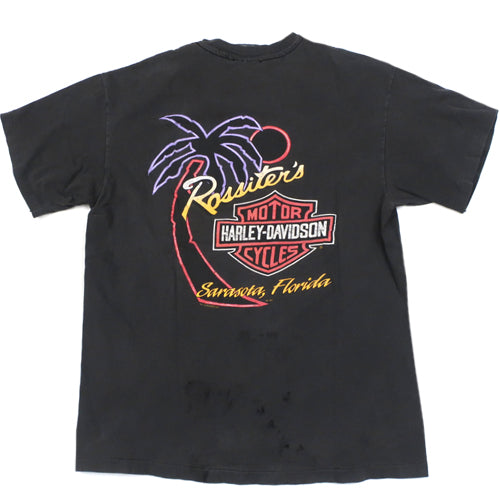 Vintage The Legend Lives T-Shirt USA Thunder Lightning Eagle 90s 