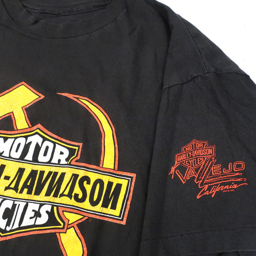 Harley-Davidson ロシア　tシャツ L vintage 90s 90s Harley Davidson Russia T-shirt | ThriftTale