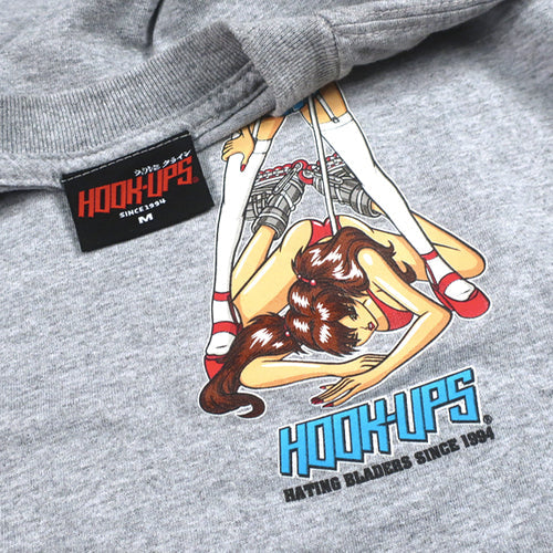 Vintage Hook-Ups T-shirt Skate Skateboard Jeremy Klein Hating Rollerbladers  94' – For All To Envy