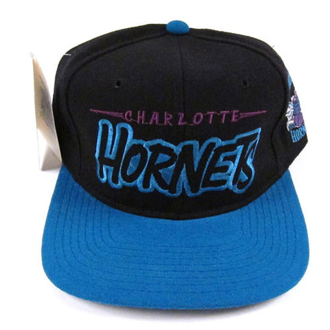 Vintage Cap Charlotte Hornets Color Black
