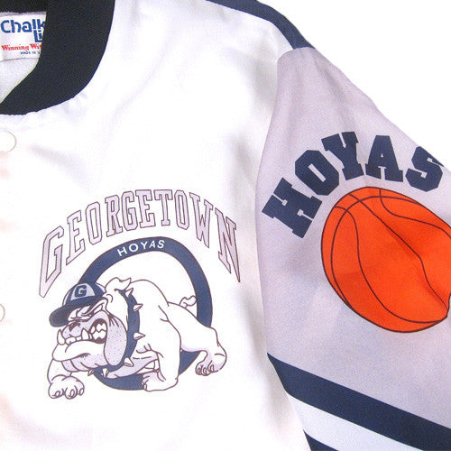 Vintage Georgetown Hoyas Chalk Line Jacket Iverson Ewing 80s 90s