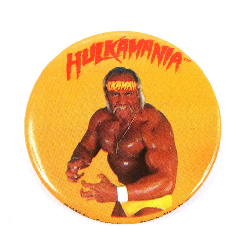 Vintage Hulk Hogan 1988 Hulkamania Button