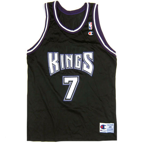 Vintage 90's Champion Sacramento Kings Bobby Hurley Basketball Jersey Large  44