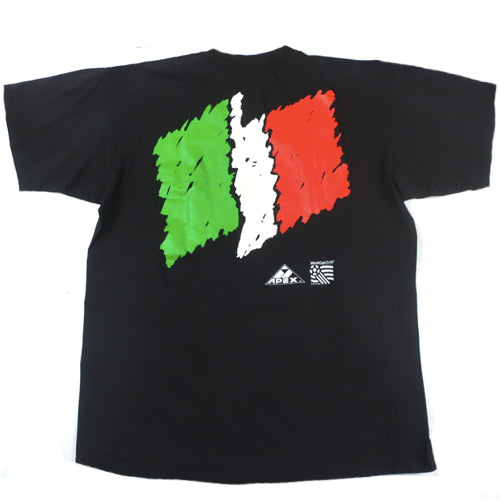 Vintage World Cup Italy TShirt Soccer 1994 Futbol For All To Envy