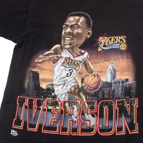 Y2K Allen Iverson NBA MVP Philly 76ers t-shirt Extra Large - The Captains  Vintage