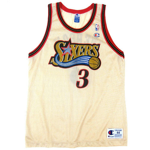 Vintage Philadelphia 76ers Allen Iverson Champion Jersey Size XL -  ShopperBoard