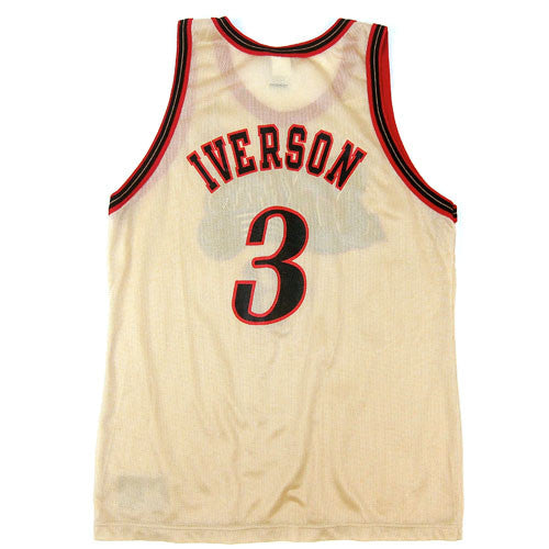 Vintage Philadelphia 76ers Allen Iverson Sixers Champion NBA 