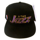 Vintage Utah Jazz Sports Specialties Script Snapback NWT