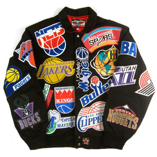 Vintage Jeff Hamilton NBA Logo Jacket. Fits Large — TopBoy