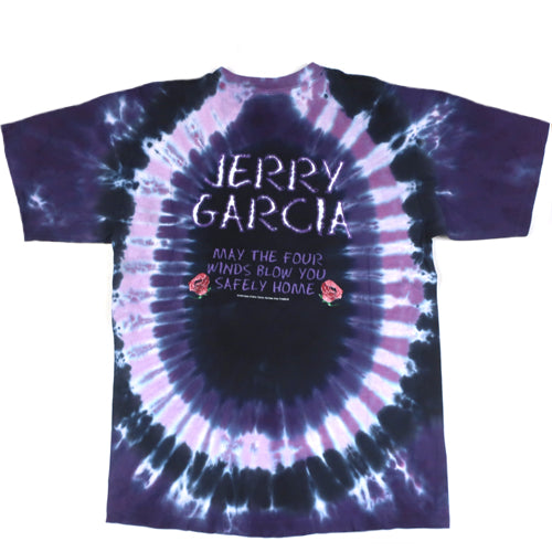 Vintage Jerry Garcia 1995 T-shirt Grateful Dead Tour Concert Rock
