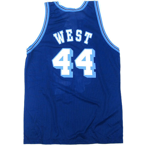 Jerry West Blue/Yellow Minneapolis Lakers Autographed Jersey