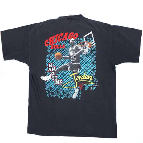 Vintage Chicago Bulls Michael Jordan Magic Johnson T's Brand Shirt