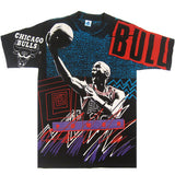 Vintage Michael Jordan Chicago Bulls All Over Print T-shirt