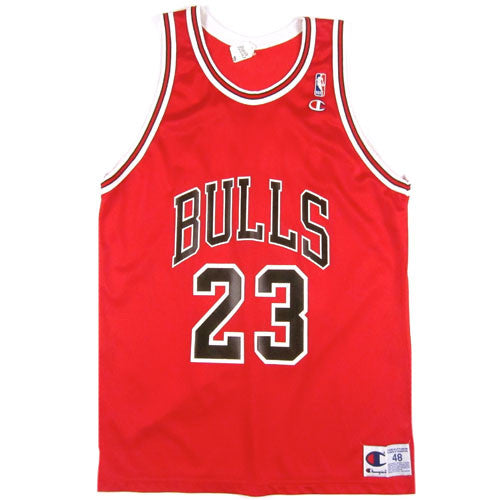 VINTAGE MICHAEL JORDAN CHICAGO BULLS CHAMPION JERSEY - Primetime