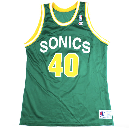 90’s Shawn Kemp Seattle Supersonics Champion NBA Jersey Size 44