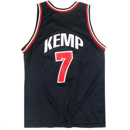 BuildinVintage Youth Vintage Champion #4 Shawn Kemp Cleveland Cavaliers NBA Jersey Size M 10-12