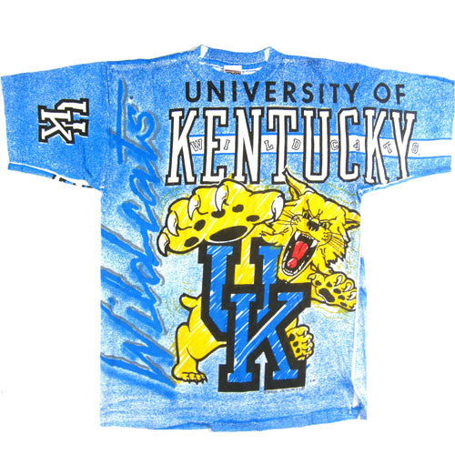Vintage Kentucky Wildcats T-shirt NCAA College Basketball – For All To Envy