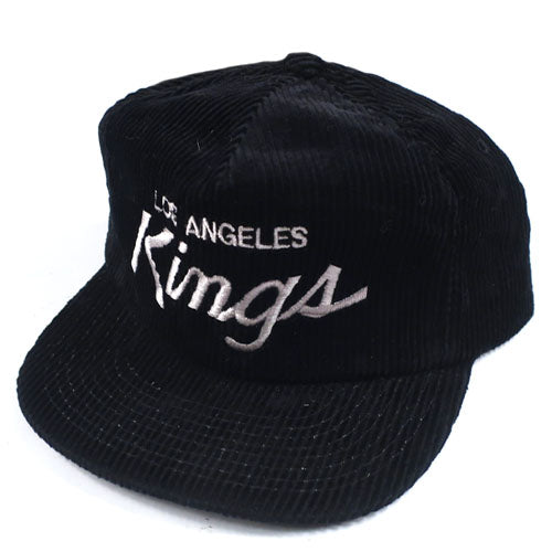 Vtg LA Kings Draft Day Script Snapback Hat By Sports Nigeria