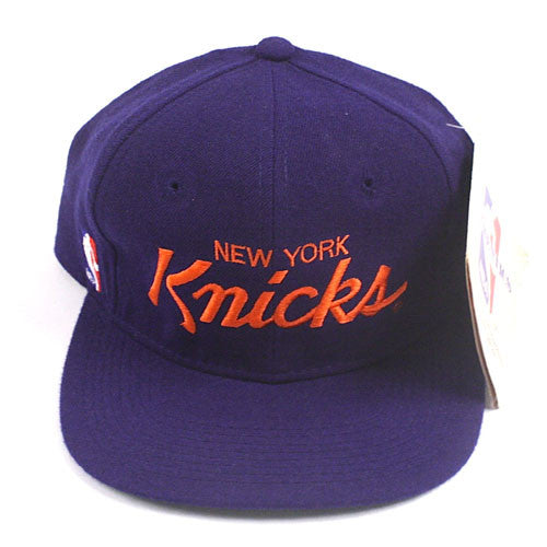 Vintage 90s New York Knicks Nutmeg Snapback 