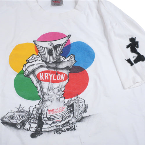 Vintage Krylon Top 2 Bottom Tshirt Spraypaint Graffiti Graf 90s For All To Envy