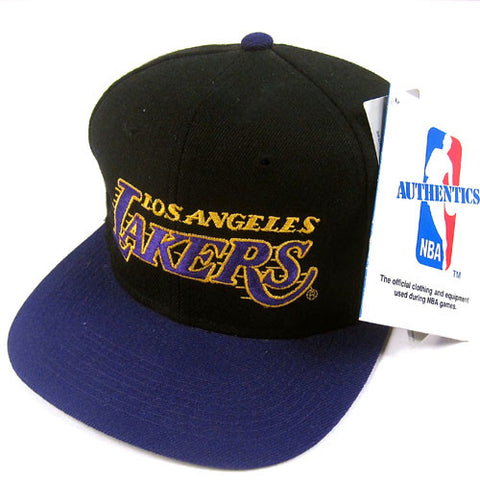 Vintage LA Lakers Sports Specialties Script Snapback NWT