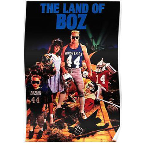 Vintage Brian Bosworth "The Land of Boz" Poster