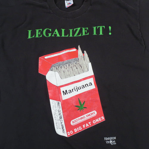 Vintage Legalize It! T-Shirt Marijuana Weed Joints Blunts Marlboro