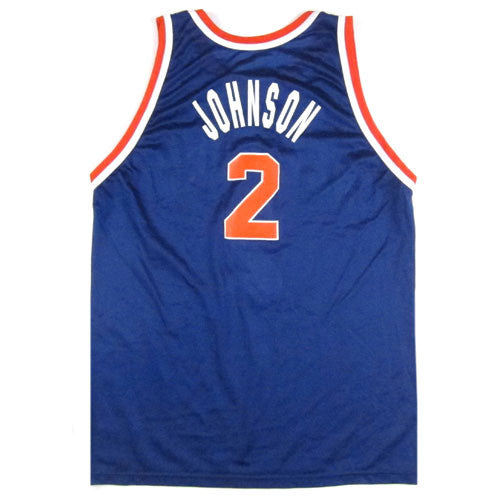 Vintage Larry Johnson 2 NY Knicks Basketball Jersey by 