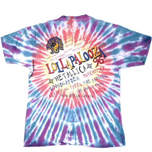 Vintage Lollapalooza 1996 T-Shirt 1996 Metallica Soundgarden Rock