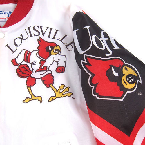 Rivalry Week Vintage Louisville Long Sleeve Shirt - 1940s Marching Cardinal Mascot Art L / Black Heather