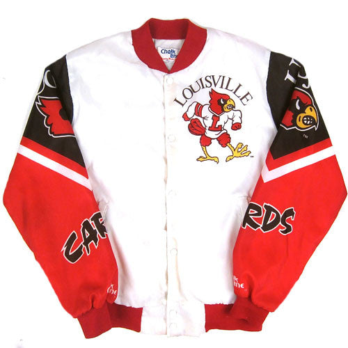 Vintage University of Louisville Cardinals Chalkline Jacket Sz M – 812  Vintage