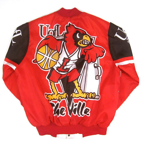 Vintage Louisville Cardinals Hoodie Sweatshirt Big Logo 