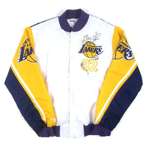 Vintage Magic Johnson Lakers Chalk Line Jacket Sz XL – Snap Goes