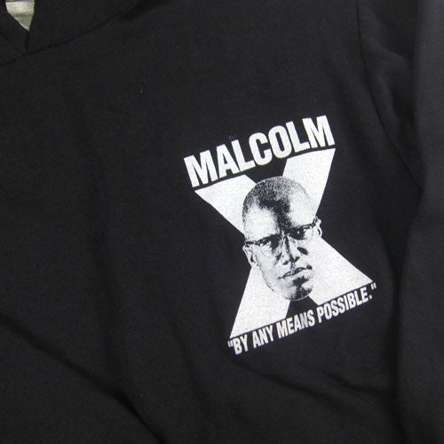 90s MALCOLM X　スウェット　トレーナー　XXL　黒　マルコムX 90s MALCOLM X スウェット トレーナー XXL 黒 マルコムX