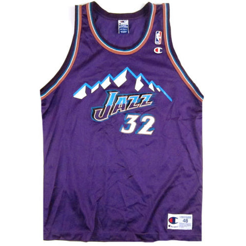 Vintage Karl Malone Utah Jazz Champion Basketball Jersey